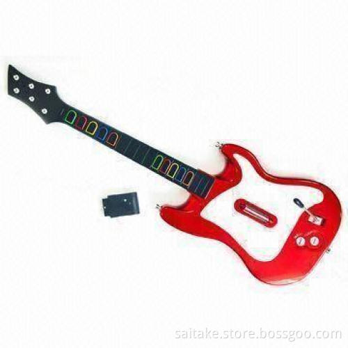 Wireless Guitar Controller for Sony's PS2, Measures 80 x 23 x 4cm